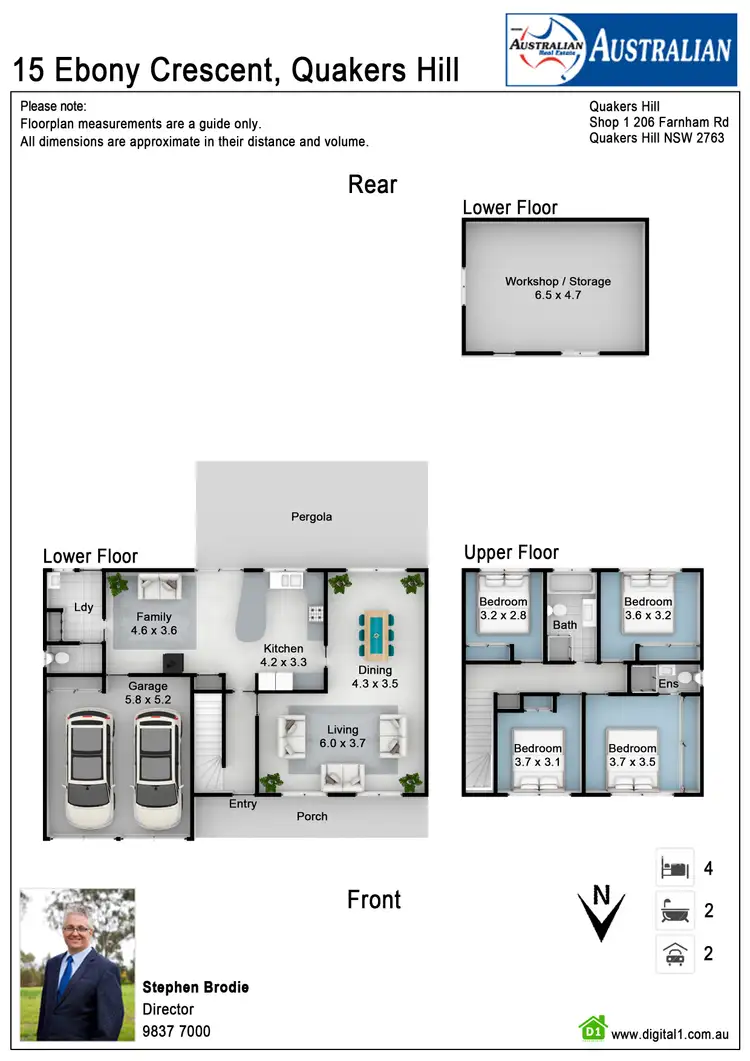 Floorplan of Homely house listing, 15 Ebony Crescent, Quakers Hill NSW 2763