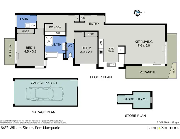 Floorplan of Homely apartment listing, 6/82 William Street, Port Macquarie NSW 2444