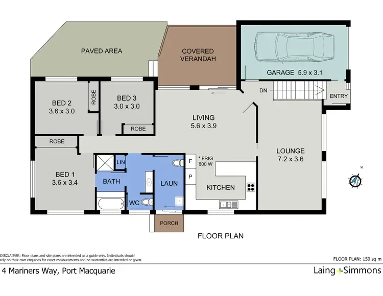 Floorplan of Homely house listing, 4 Mariners Way, Port Macquarie NSW 2444