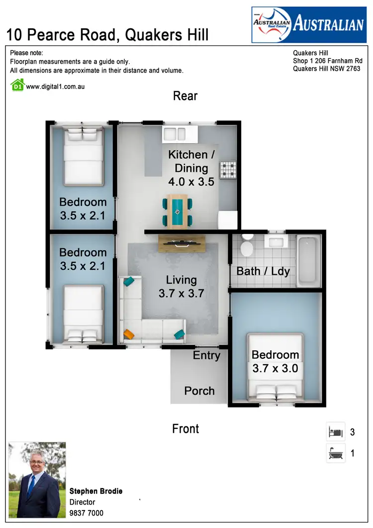 Floorplan of Homely house listing, 10 Pearce Road, Quakers Hill NSW 2763