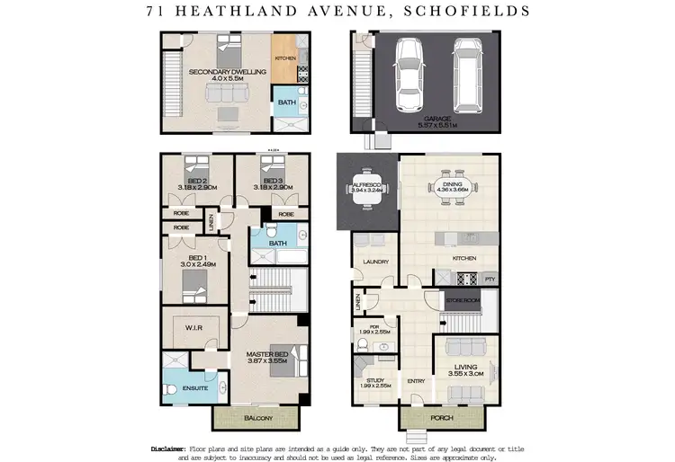 Floorplan of Homely house listing, 71 + 71A Heathland Avenue, Schofields NSW 2762