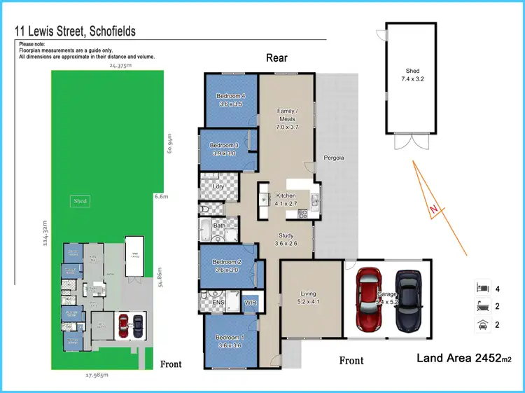 Floorplan of Homely house listing, 11 Lewis Street, Schofields NSW 2762