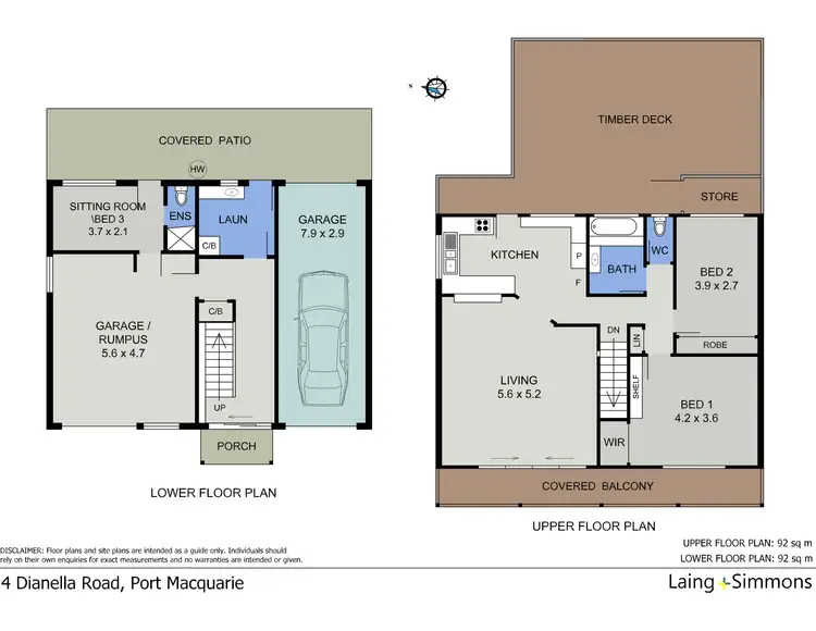 Floorplan of Homely house listing, 4 Dianella Road, Port Macquarie NSW 2444
