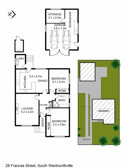 Floorplan of Homely house listing, 28 Frances Street, South Wentworthville NSW 2145