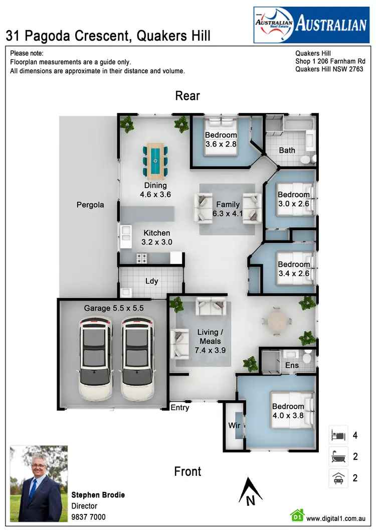 Floorplan of Homely house listing, 31 Pagoda Crescent, Quakers Hill NSW 2763