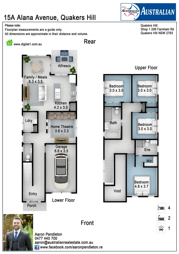 Floorplan of Homely house listing, 15a Alana Avenue, Quakers Hill NSW 2763