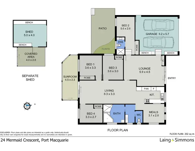 Floorplan of Homely house listing, 24 Mermaid Crescent, Port Macquarie NSW 2444