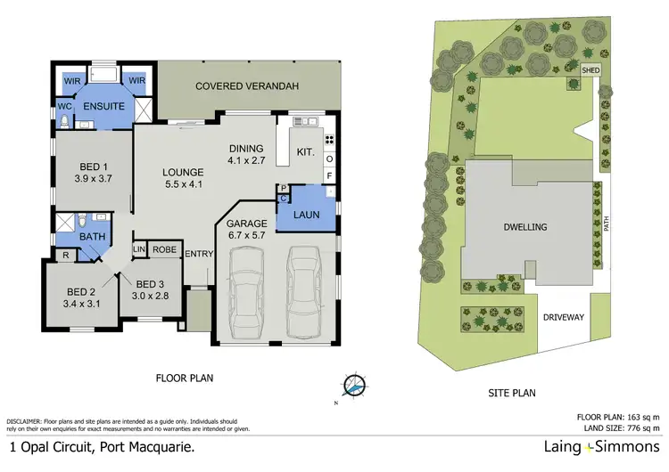 Floorplan of Homely house listing, 1 Opal Circuit, Port Macquarie NSW 2444