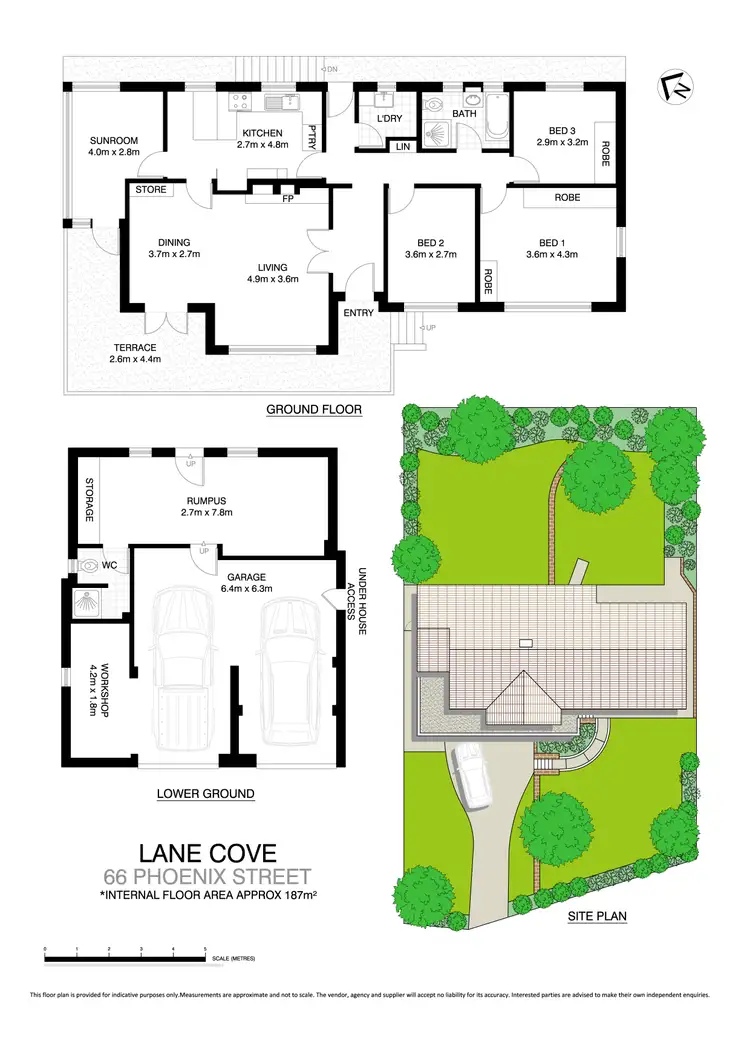 Floorplan of Homely house listing, 66 Phoenix Street, Lane Cove NSW 2066