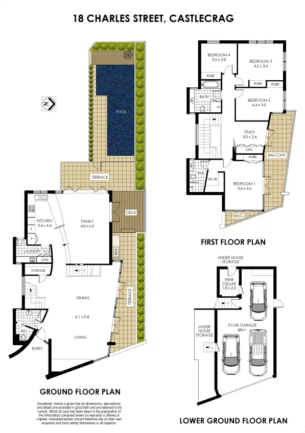 Floorplan of Homely house listing, 18 Charles Street, Castlecrag NSW 2068