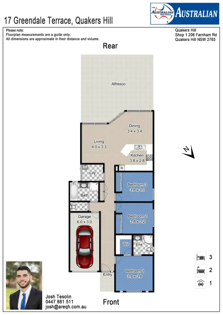 Floorplan of Homely house listing, 17 Greendale Terrace, Quakers Hill NSW 2763