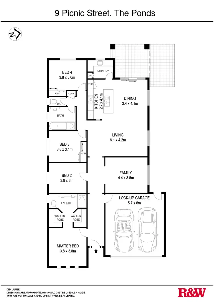 Floorplan of Homely house listing, 9 Picnic Street, The Ponds NSW 2769