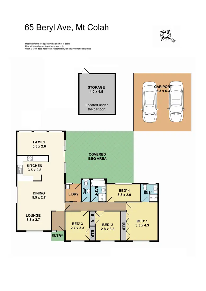 Floorplan of Homely house listing, 65 Beryl Avenue, Mount Colah NSW 2079