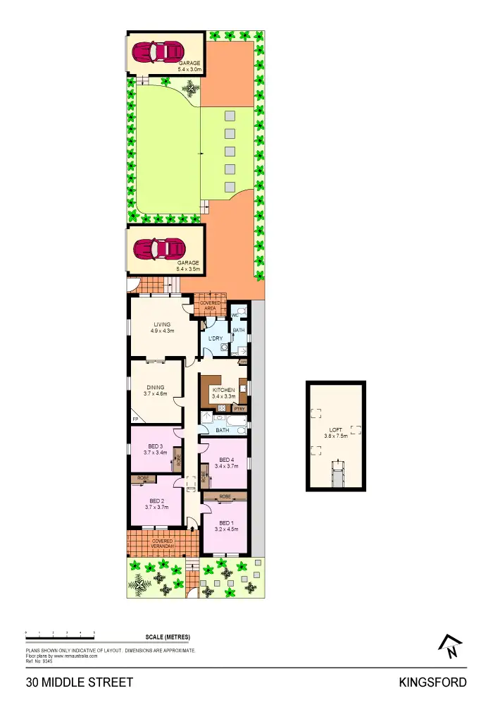 Floorplan of Homely house listing, 30 Middle Street, Kingsford NSW 2032