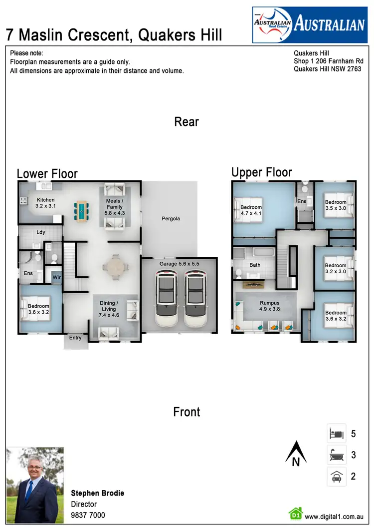 Floorplan of Homely house listing, 7 Maslin Crescent, Quakers Hill NSW 2763