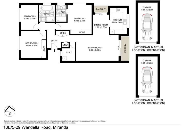 Floorplan of Homely apartment listing, 10E/5-29 Wandella Road, Miranda NSW 2228