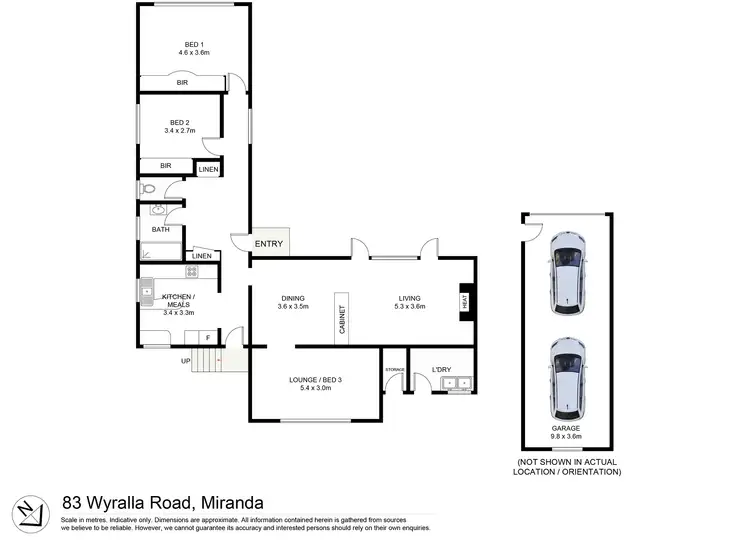 Floorplan of Homely house listing, 83 Wyralla Road, Miranda NSW 2228
