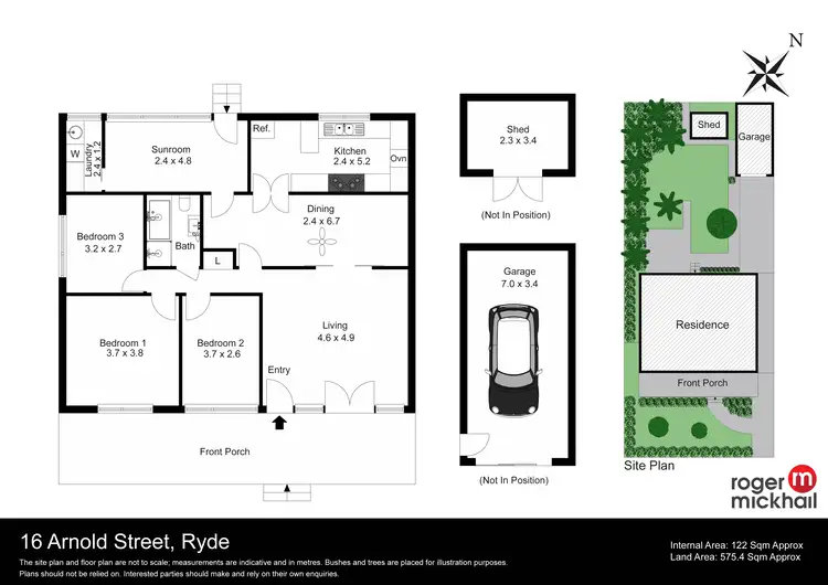 Floorplan of Homely house listing, 16 Arnold Street, Ryde NSW 2112