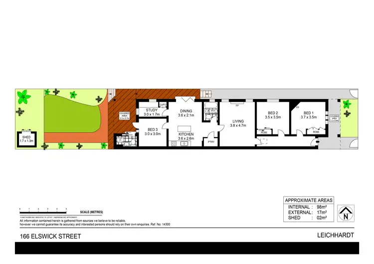 Floorplan of Homely house listing, 166 Elswick Street, Leichhardt NSW 2040