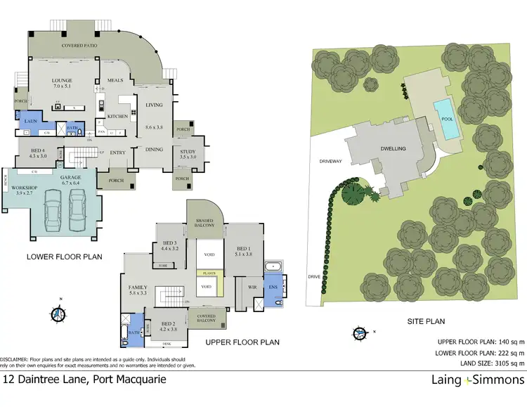 Floorplan of Homely house listing, 12 Daintree Lane, Port Macquarie NSW 2444