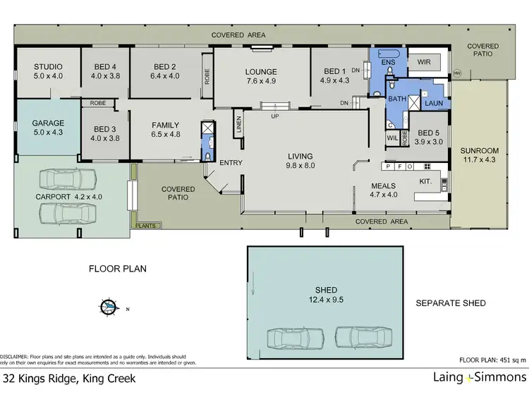 Floorplan of Homely house listing, 32 Kings Ridge, King Creek NSW 2446