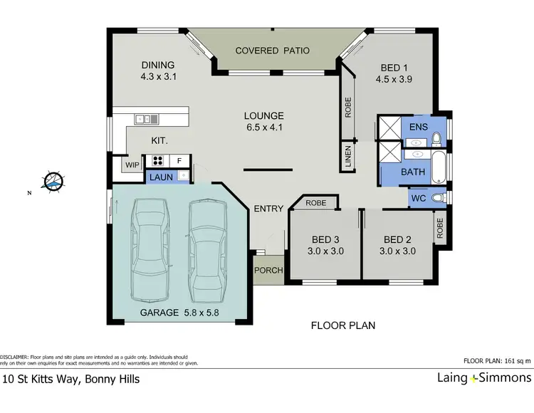 Floorplan of Homely house listing, 10 St Kitts Way, Bonny Hills NSW 2445