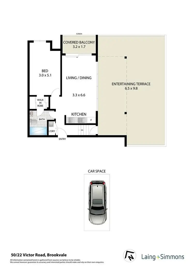 Floorplan of Homely unit listing, 50/11-13 Shackel Ave, Brookvale NSW 2100