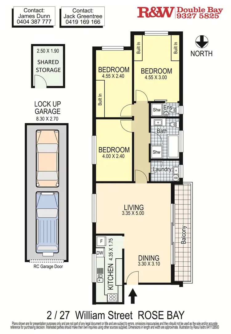 Floorplan of Homely apartment listing, 2/27 William Street, Rose Bay NSW 2029