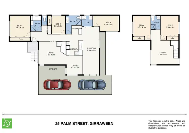 Floorplan of Homely house listing, 25 Palm Street, Girraween NSW 2145