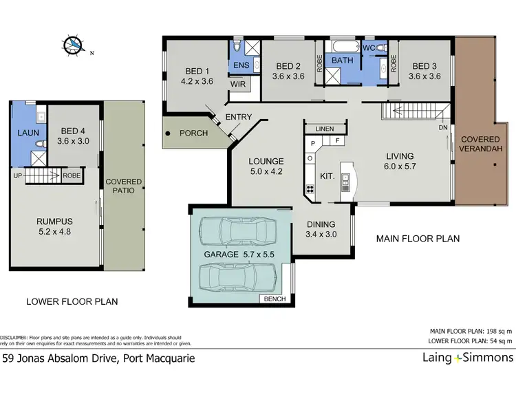 Floorplan of Homely house listing, 59 Jonas Absalom Drive, Port Macquarie NSW 2444