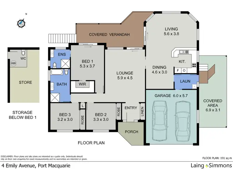 Floorplan of Homely house listing, 4 Emily Avenue, Port Macquarie NSW 2444