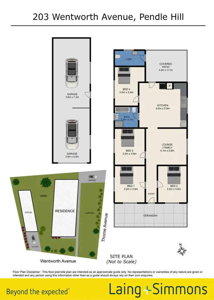 Floorplan of Homely house listing, 203 Wentworth Avenue, Pendle Hill NSW 2145
