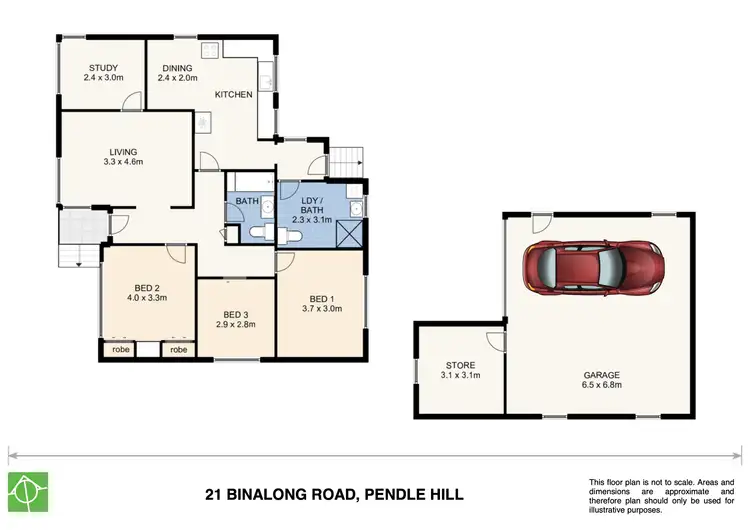 Floorplan of Homely house listing, 21 Binalong Rd, Pendle Hill NSW 2145