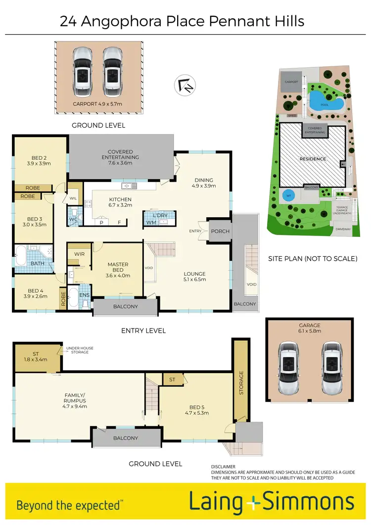 Floorplan of Homely house listing, 24 Angophora Place, Pennant Hills NSW 2120
