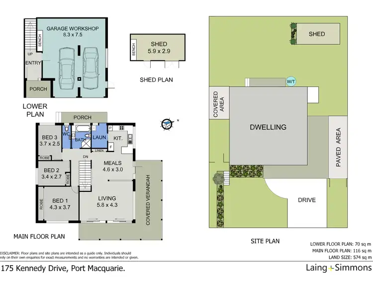 Floorplan of Homely house listing, 175 Kennedy Drive, Port Macquarie NSW 2444