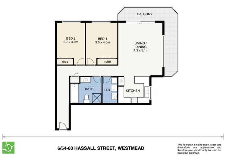 Floorplan of Homely unit listing, 6/54-60 Hassall Street, Westmead NSW 2145