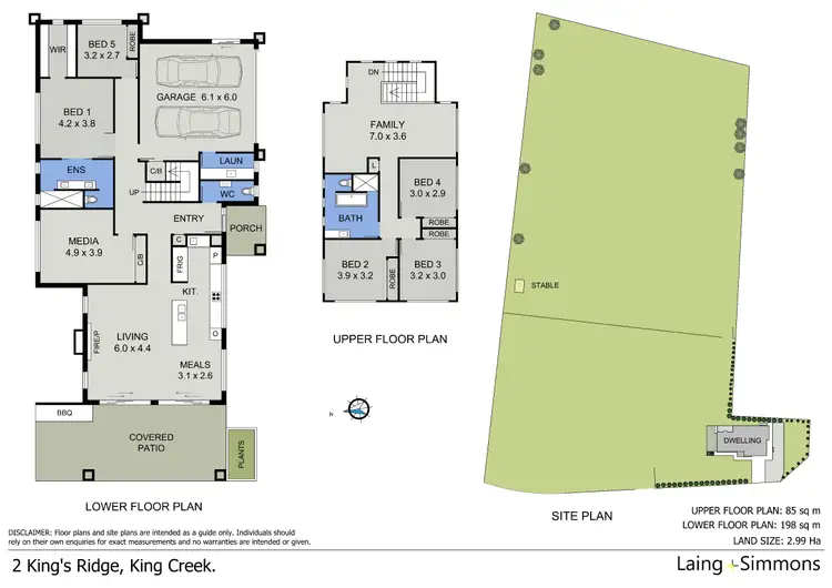 Floorplan of Homely house listing, 2 Kings Ridge, King Creek NSW 2446