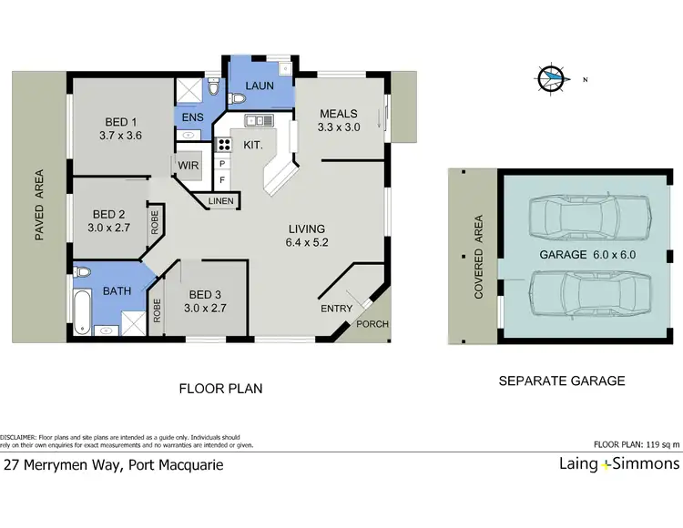 Floorplan of Homely house listing, 27 Merrymen Way, Port Macquarie NSW 2444