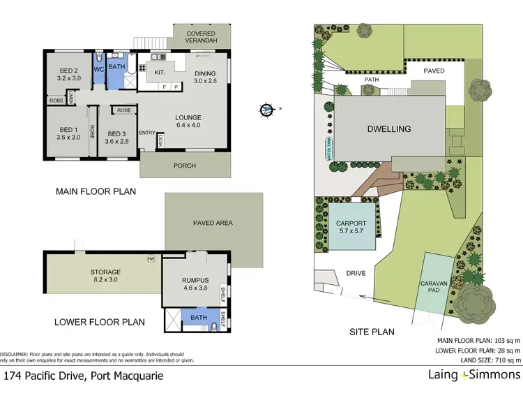 Floorplan of Homely house listing, 174 Pacific Drive, Port Macquarie NSW 2444