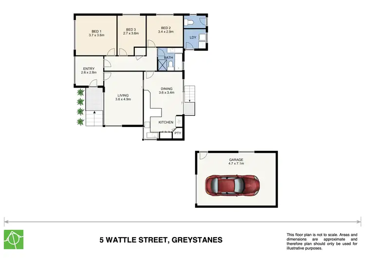 Floorplan of Homely house listing, 5 Wattle St, Greystanes NSW 2145