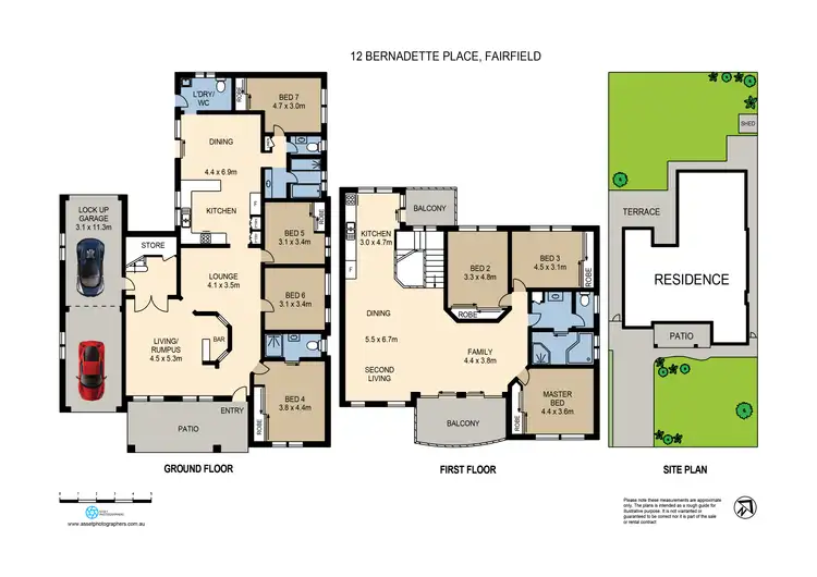 Floorplan of Homely house listing, 12 Bernadette Place, Fairfield NSW 2165
