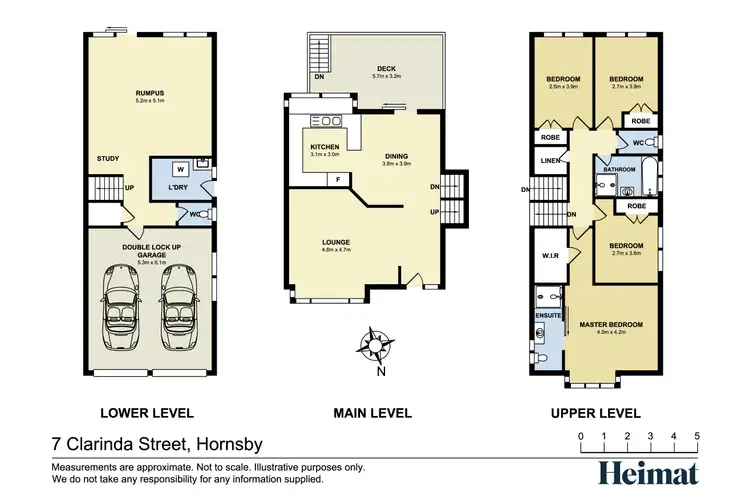 Floorplan of Homely house listing, 7 Clarinda Street, Hornsby NSW 2077