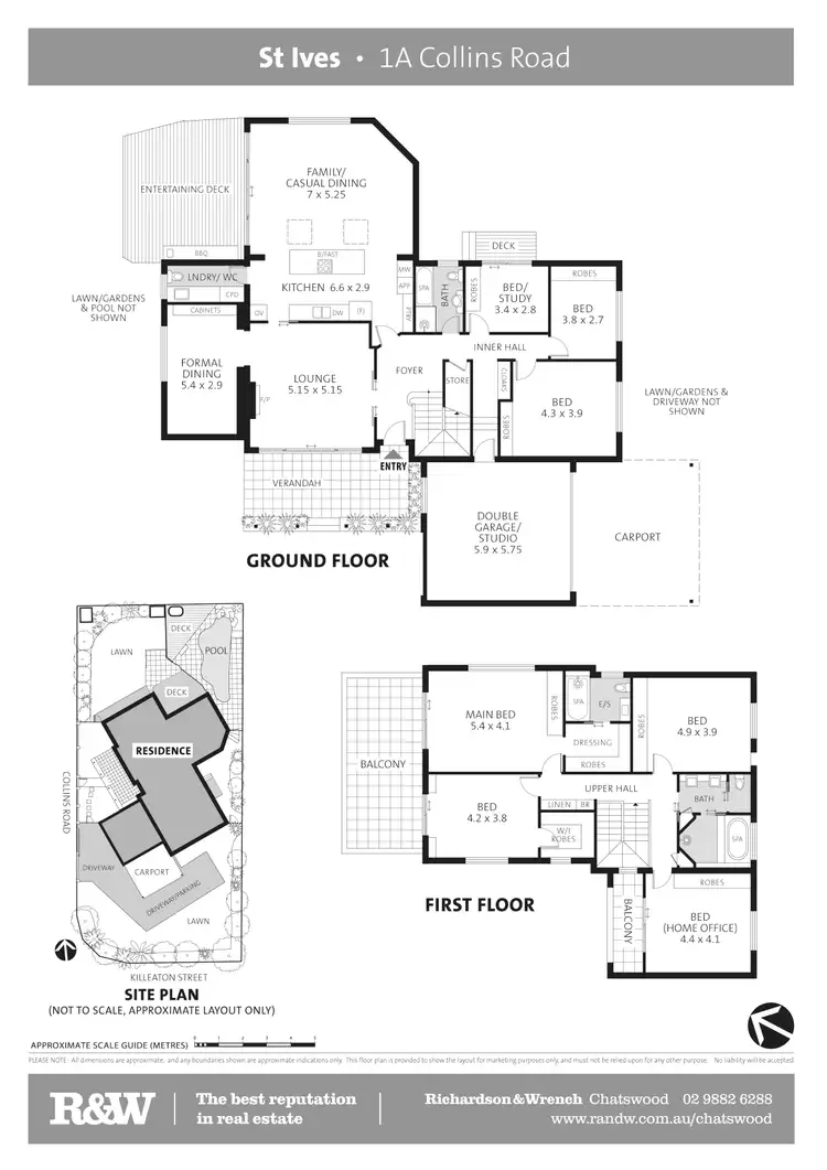 Floorplan of Homely house listing, 1a Collins Road, St Ives NSW 2075