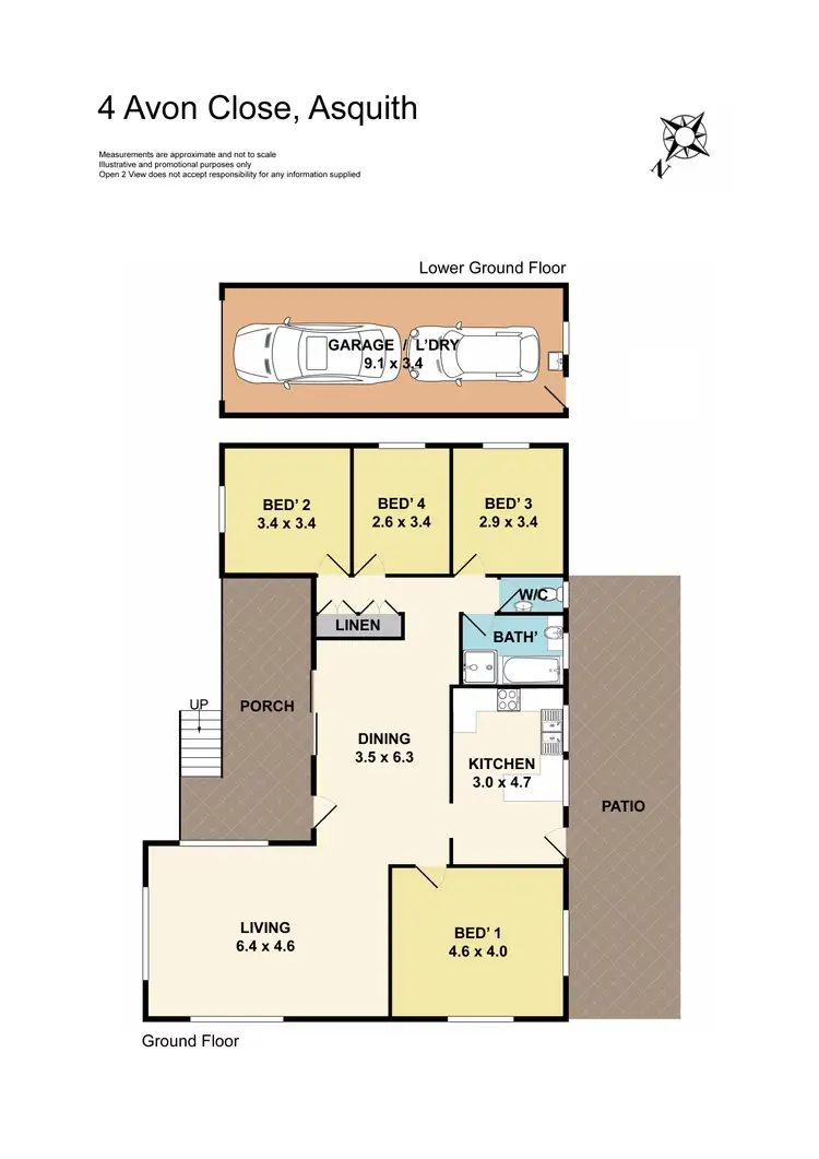 Floorplan of Homely house listing, 4 Avon Close, Asquith NSW 2077