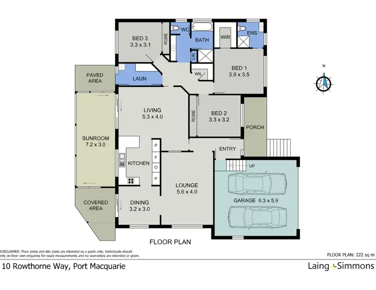 Floorplan of Homely house listing, 10 Rowthorne Way, Port Macquarie NSW 2444
