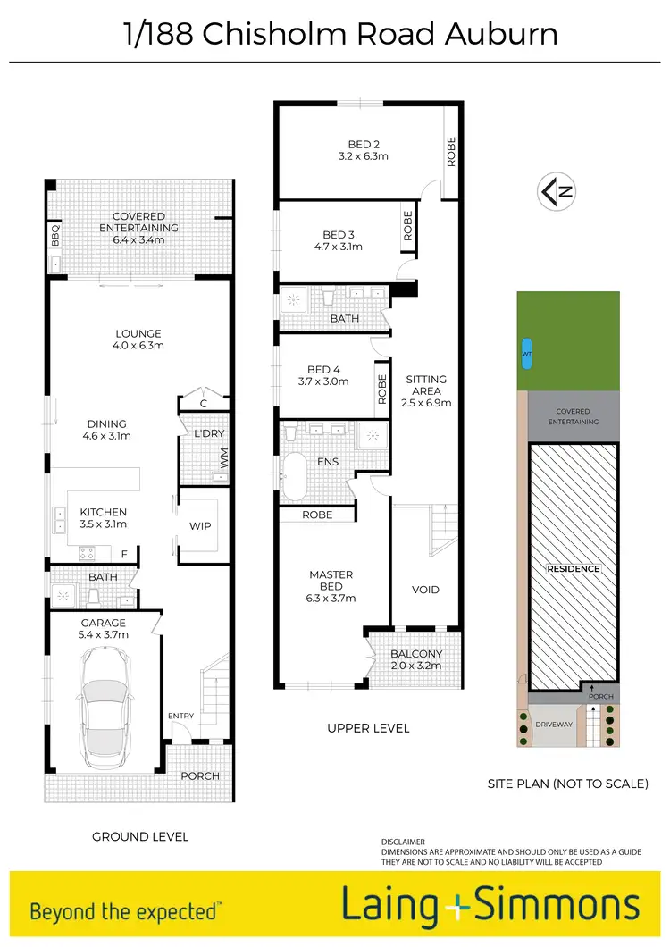 Floorplan of Homely house listing, 1/188 Chisholm Road, Auburn NSW 2144