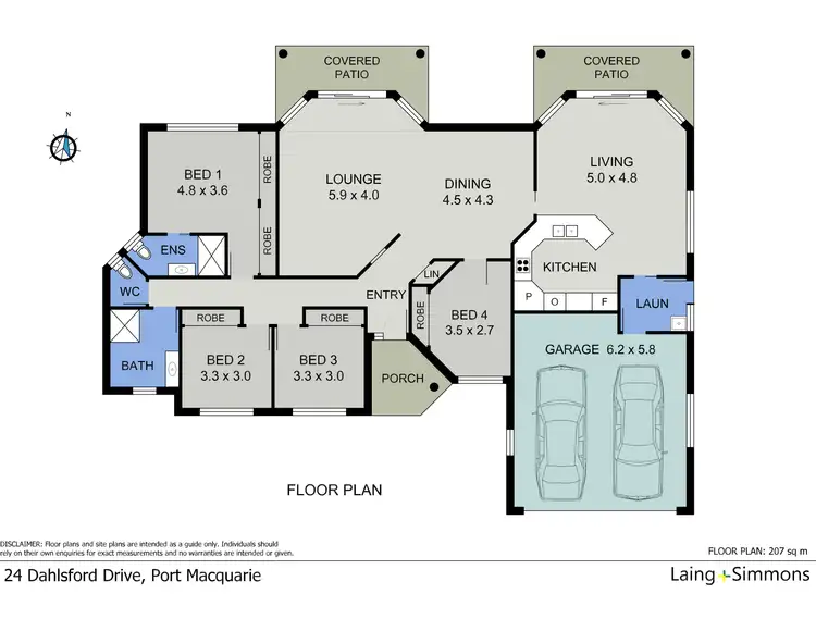 Floorplan of Homely house listing, 24 Dahlsford Drive, Port Macquarie NSW 2444
