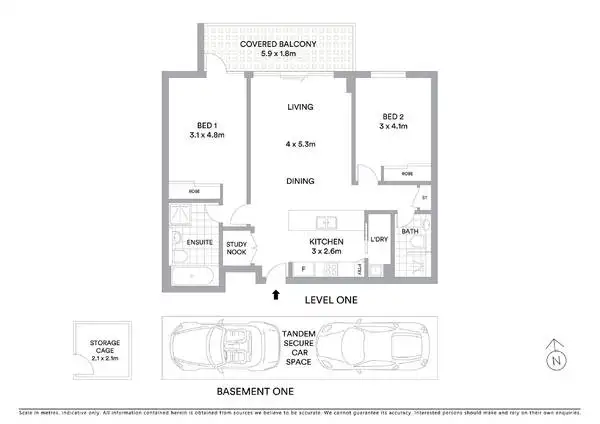 Floorplan of Homely unit listing, 138/79-91 McPherson Street, Warriewood NSW 2102