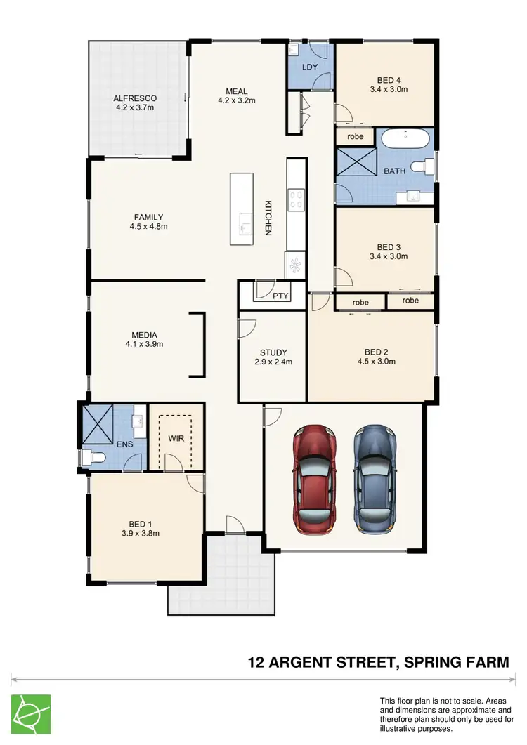 Floorplan of Homely house listing, 12 Argent Street, Spring Farm NSW 2570