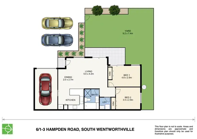 Floorplan of Homely villa listing, 6/1-3 Hampden Road, South Wentworthville NSW 2145